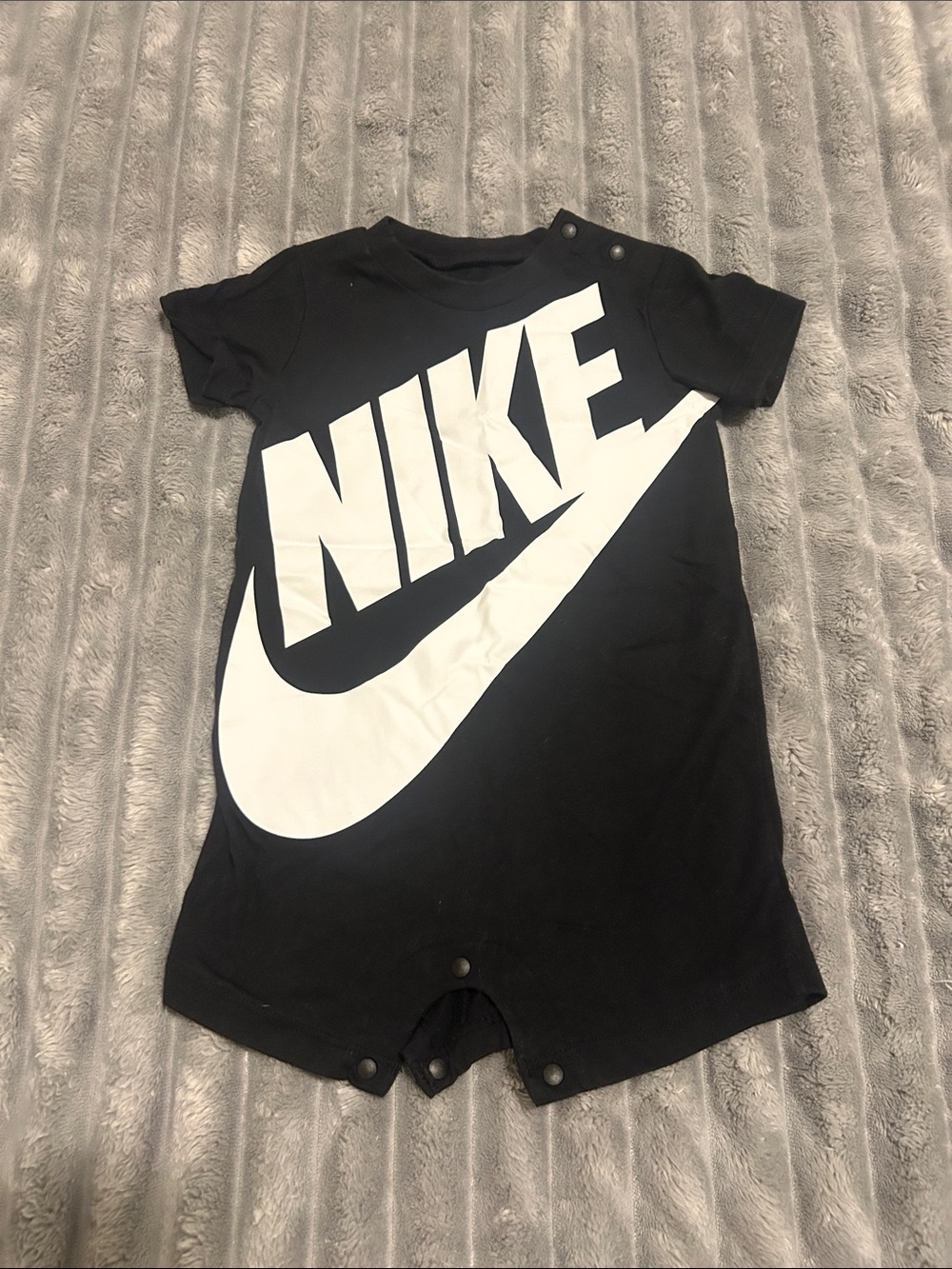 Nike Black Romper with White Swoosh